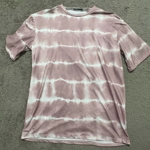 Pink tie dye T shirt